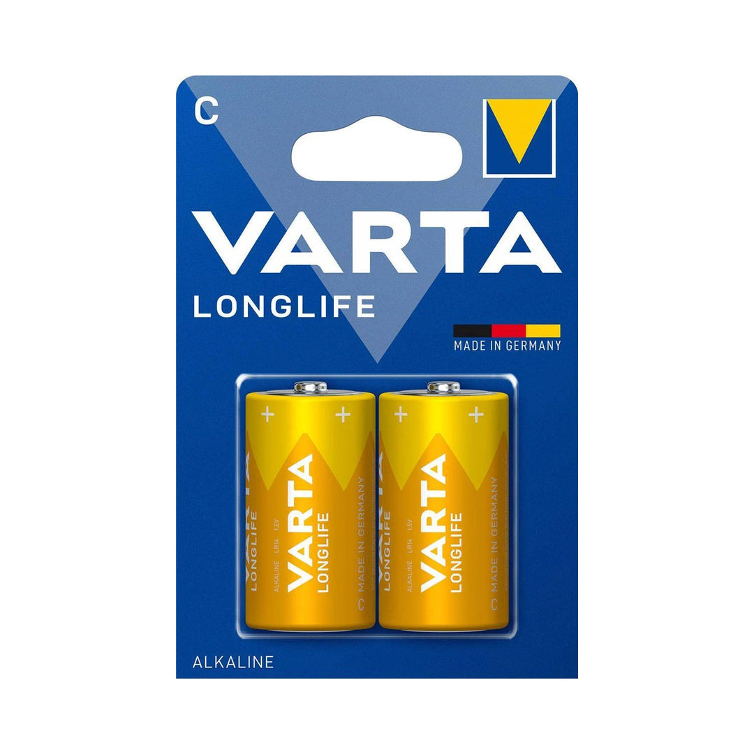 2x alkalické baterie Varta R-14 LR14 C 1,5 V blistr