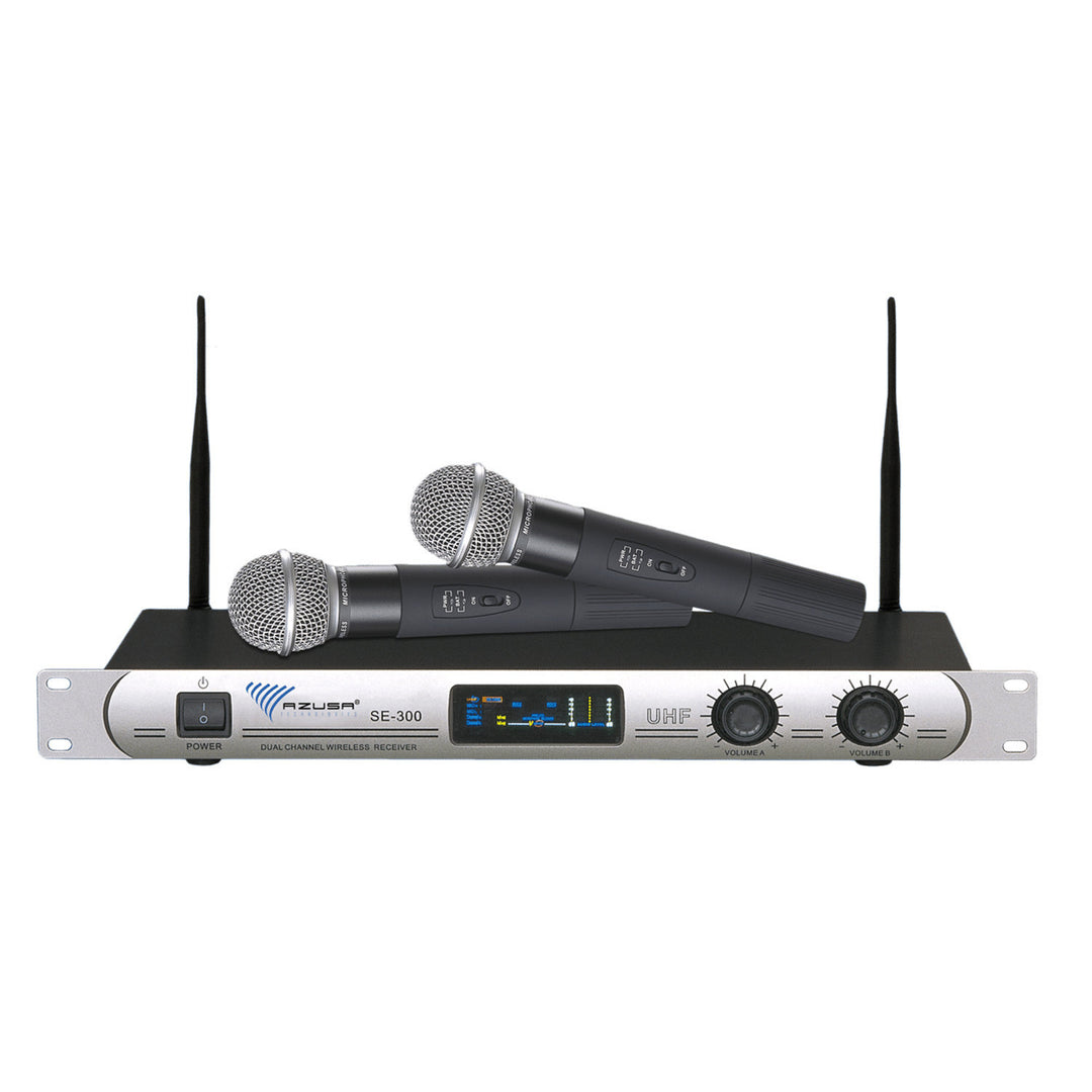 UHF bezdrátový mikrofon SE-300 2 kanály Azusa MIK0056
