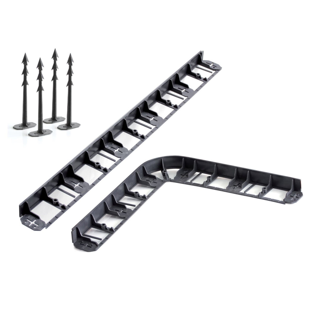 Obruba trávníku 8 m a 28 kotev Border 1045 Prosperplast IB1045-S411