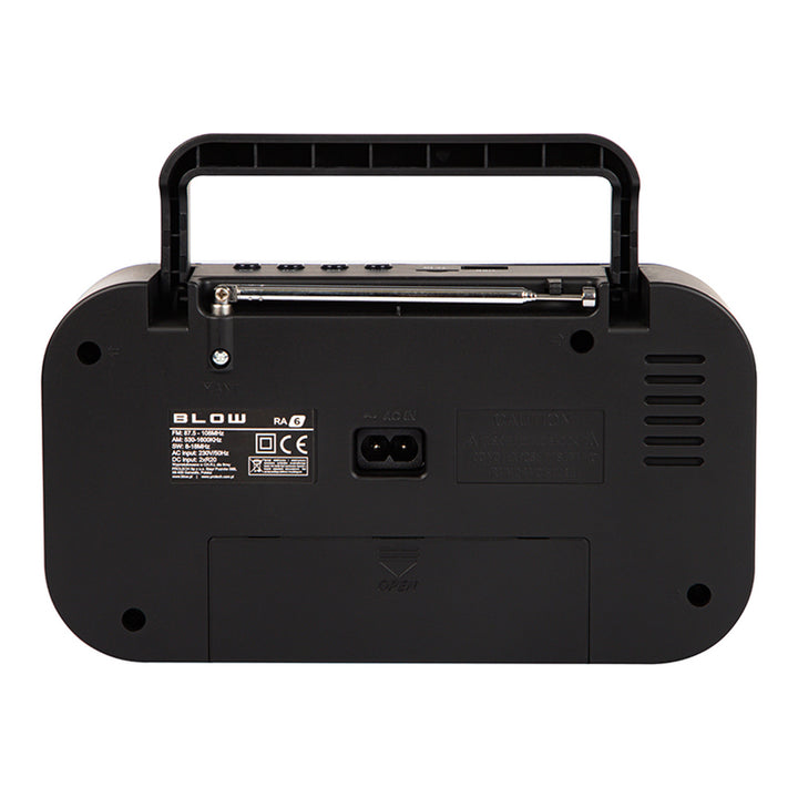 Přenosné analogové rádio AM/FM RA6 napájené z baterie a sítě Blow