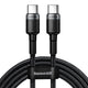 Kabel USB-C PD 2.0 200cm Baseus Cafule CATKLF-ALG1 Quick Charge 3.0 5A s podporou rychlého nabíjení 100W