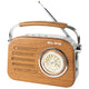 Přenosné analogové rádio AM/FM Bluetooth RA3 na baterie a síťový zdroj Blow