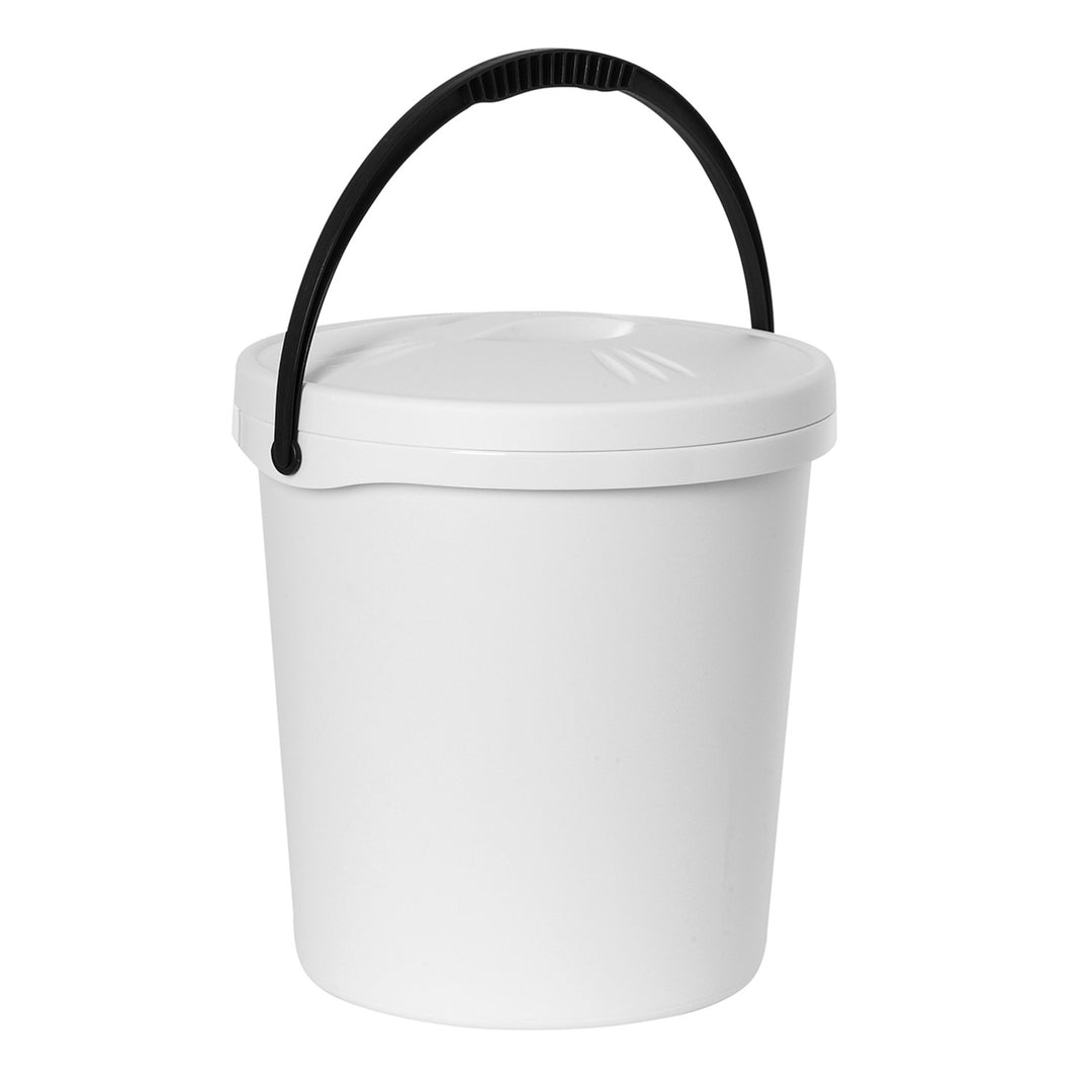 Vědro Plast Team, víko, rukojeť, 16 litrů, bílé, 2062