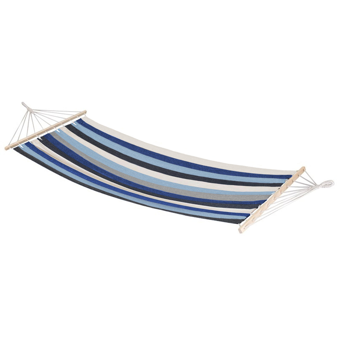 Houpací síť s příčkou, 200x100 cm, 70 % bavlna / 30 % polyester, do 120 kg, JLH004