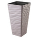 Form-Plastový kryt, mrazuvzdorný, s vložkou, šedobéžový, Sahara Dunes Slim square 35