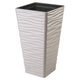 Form-Plastový plášť, mrazuvzdorný, s vložkou, světle šedý, Sahara Dunes Slim square 35