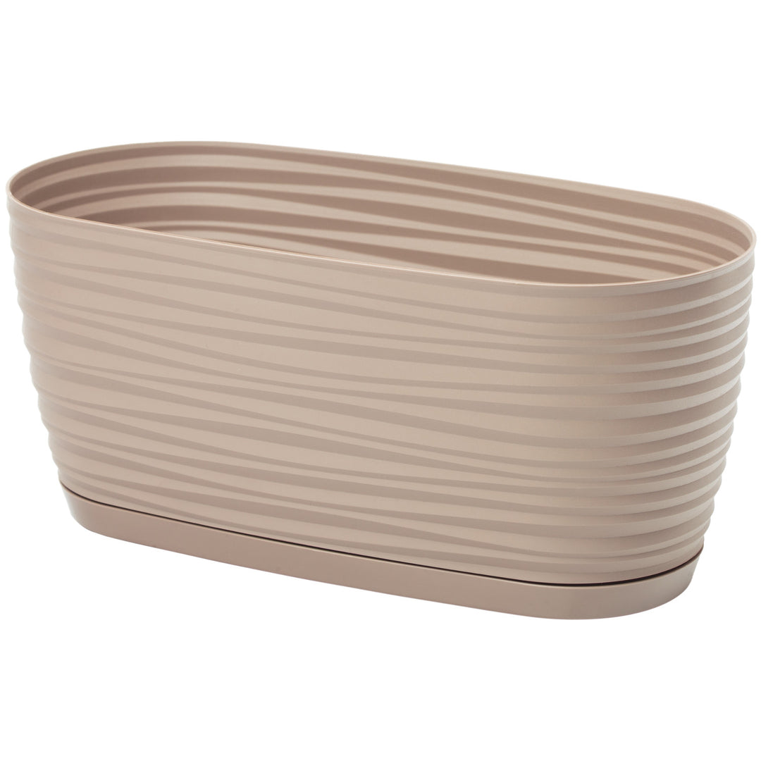 Sahara Petit 27 box se stojanem šedobéžový plast 26,7x12,6x11,8 cm