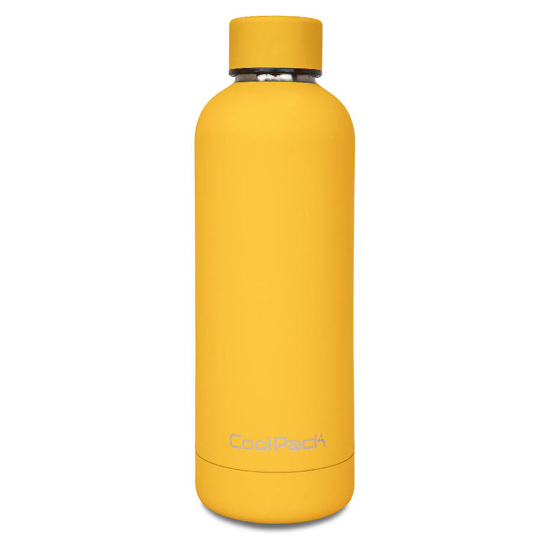 Termo láhev Coolpack, 500 ml, nerezová ocel, žlutá, Bonet Z23005