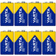 8x baterie R9V R-9 6LR61 9V R-9 alkalická Varta Industrial Pro