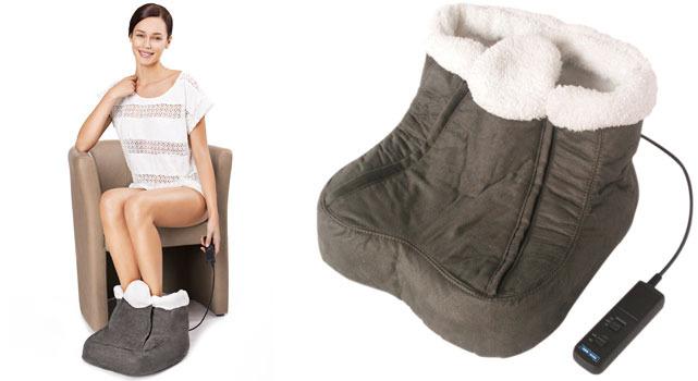 Elektrický vyhřívaný ohřívač nohou Masáž nohou Masážní topení Soft Fleece
