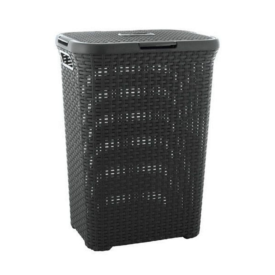 Koš na pradlo Curver Natural Style 40l tmavě šedý kvalitní
