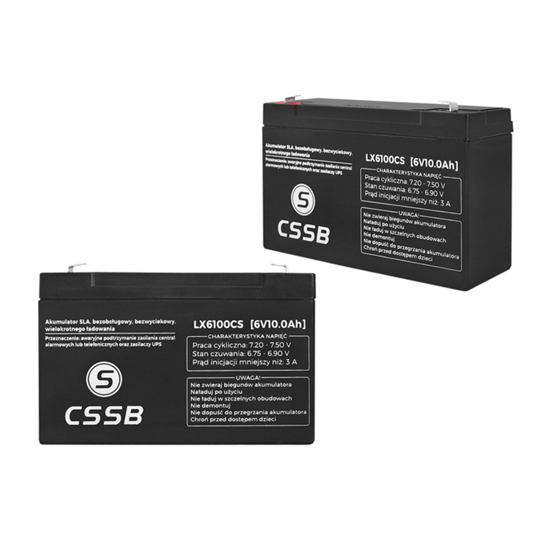Gelová baterie bezúdržbová CSSB 6V 10Ah velmí výsoka kvalita
