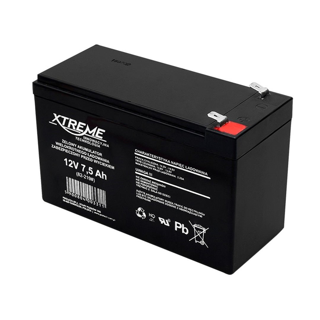 Xtreme gelová baterie 12V 7.5Ah AGM vysoká kvalita