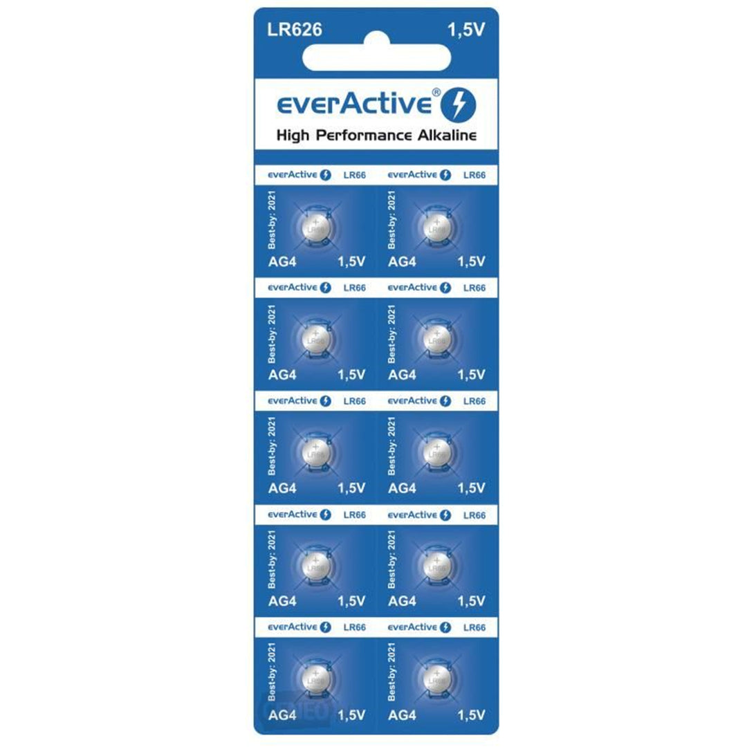 Baterie AG4 G4 LR626 LR66 BL166 everActive 1 kus v baleni
