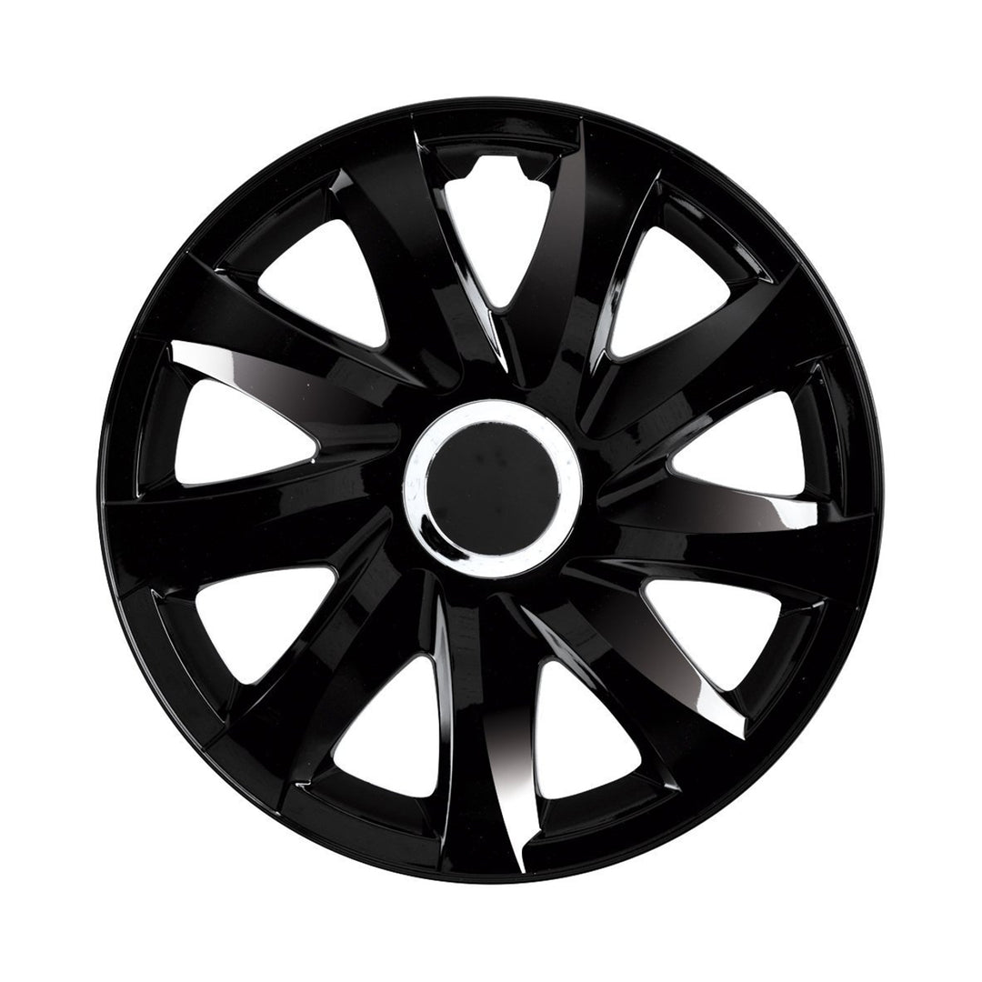 NRM DRIFT 15" univerzální kryty nábojů černý lak 4 kusy