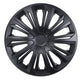 15" NRM STRONG černé matné univerzální kryty nábojů 4 kusy