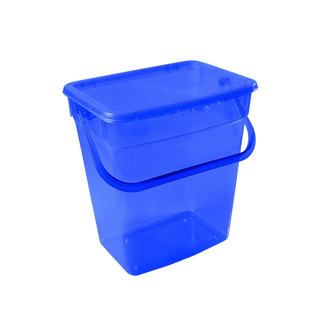Plast Team 10L práškový kontejner transparentní modrá
