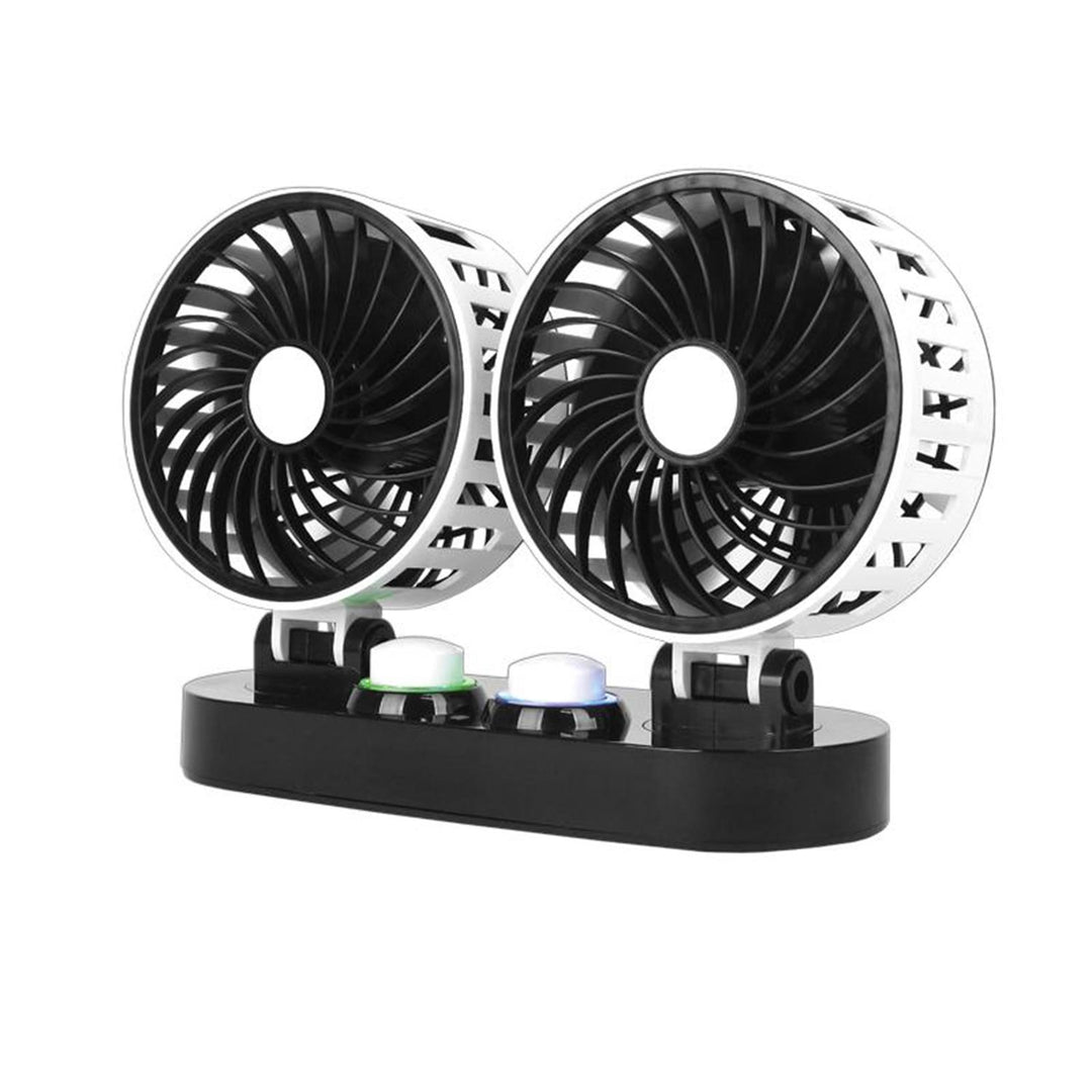 LTC dvojitý ventilátor 2x5 "12V s regulací