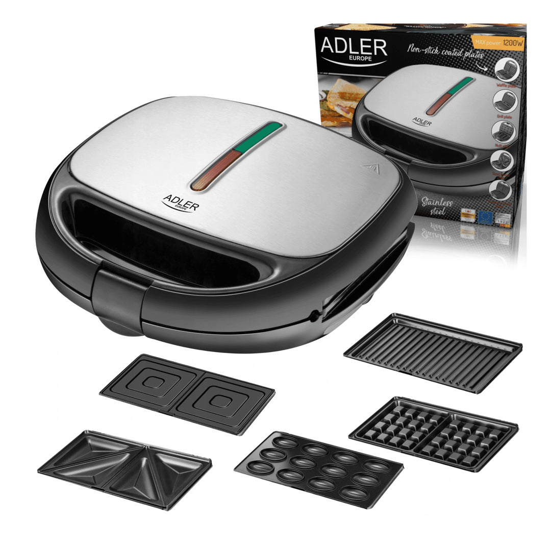 Multifunkční toustovač Adler AD 3040 1200W 5 funkcí