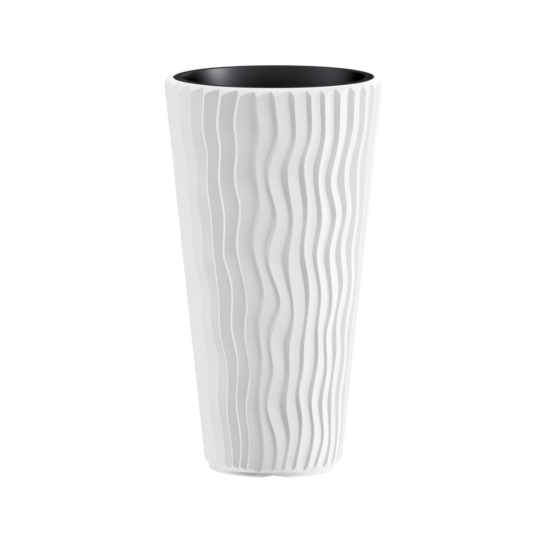 Květináč s vložkou Sandy Slim DPSP400-S449 - bílá