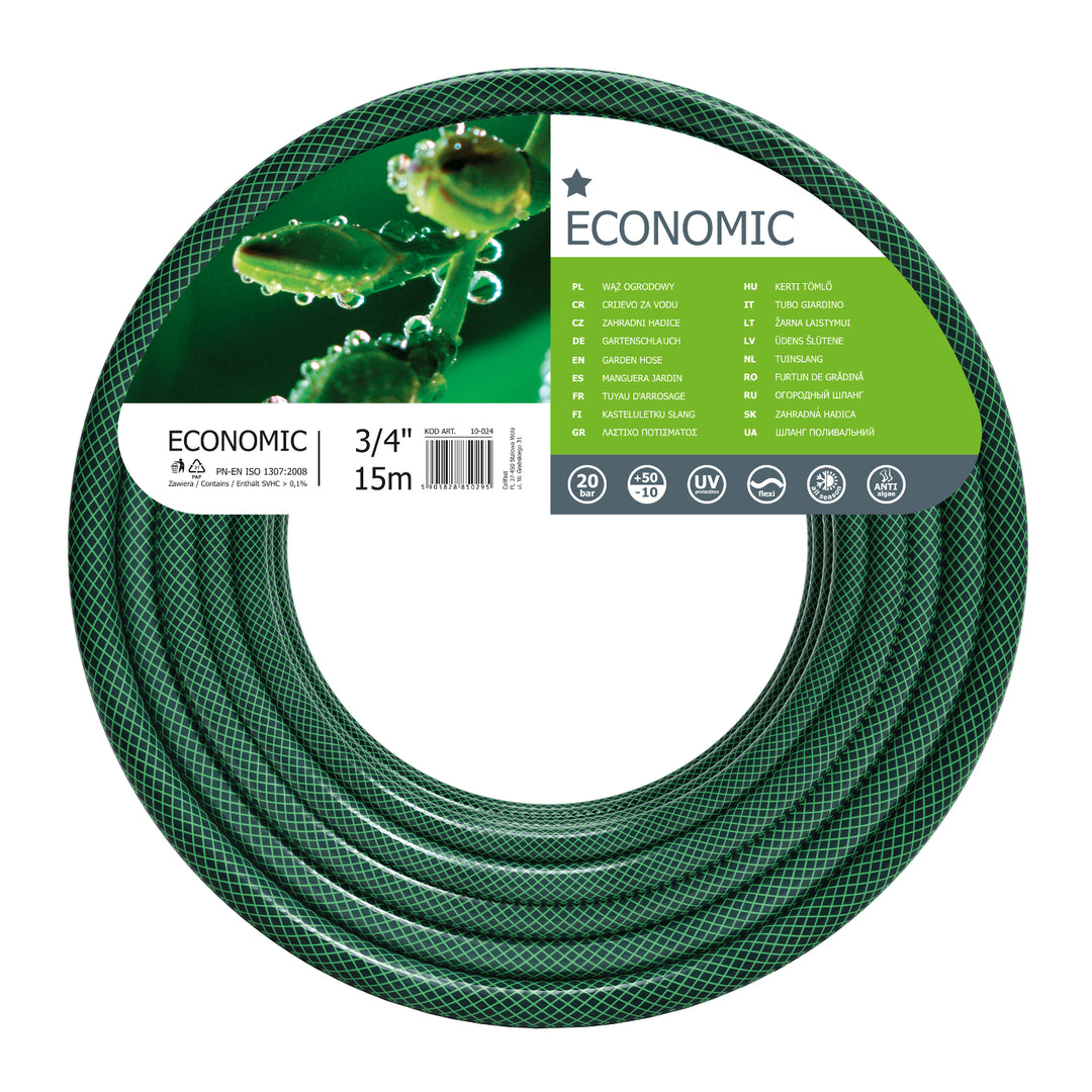 Cellfast Economic flexibilní zahradní hadice 3/4 "15m 3 vrstev