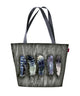 Holi taška přes rameno se zipem Dámy Shopper vhodné pro A4 přenášení taška s motivem Fly Away