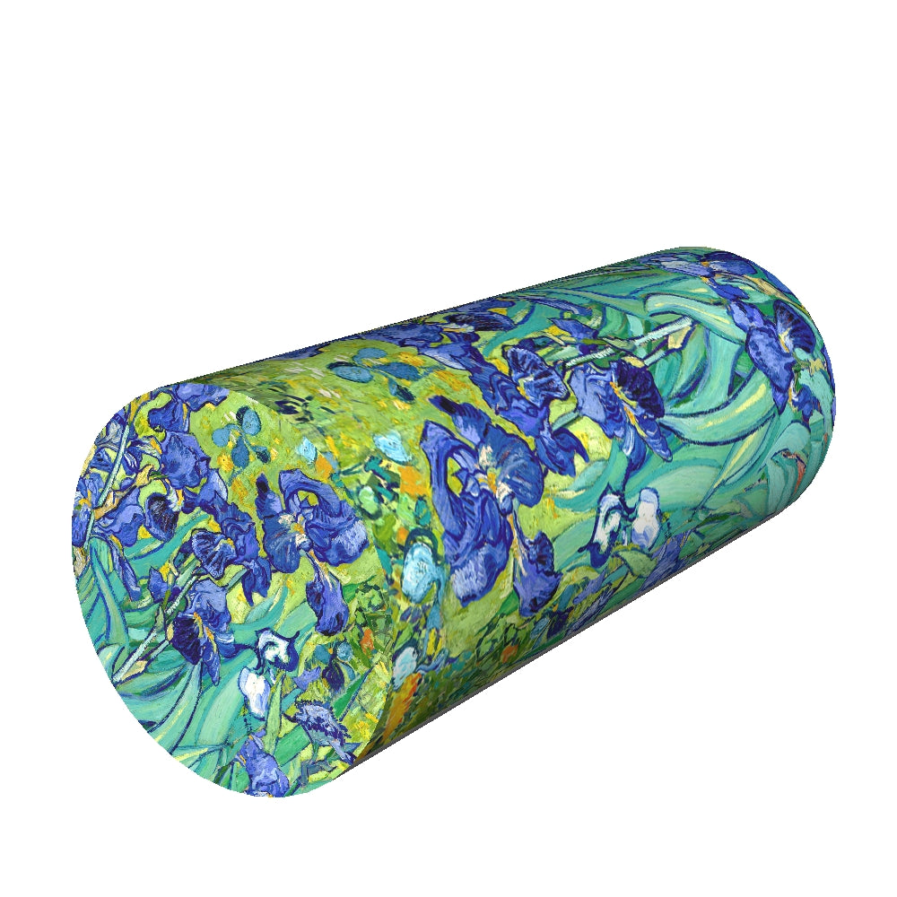Bederní polštář na krk 40x15cm Podpůrný polštář Roll Thermoactive Foam Roll Pillow Iris