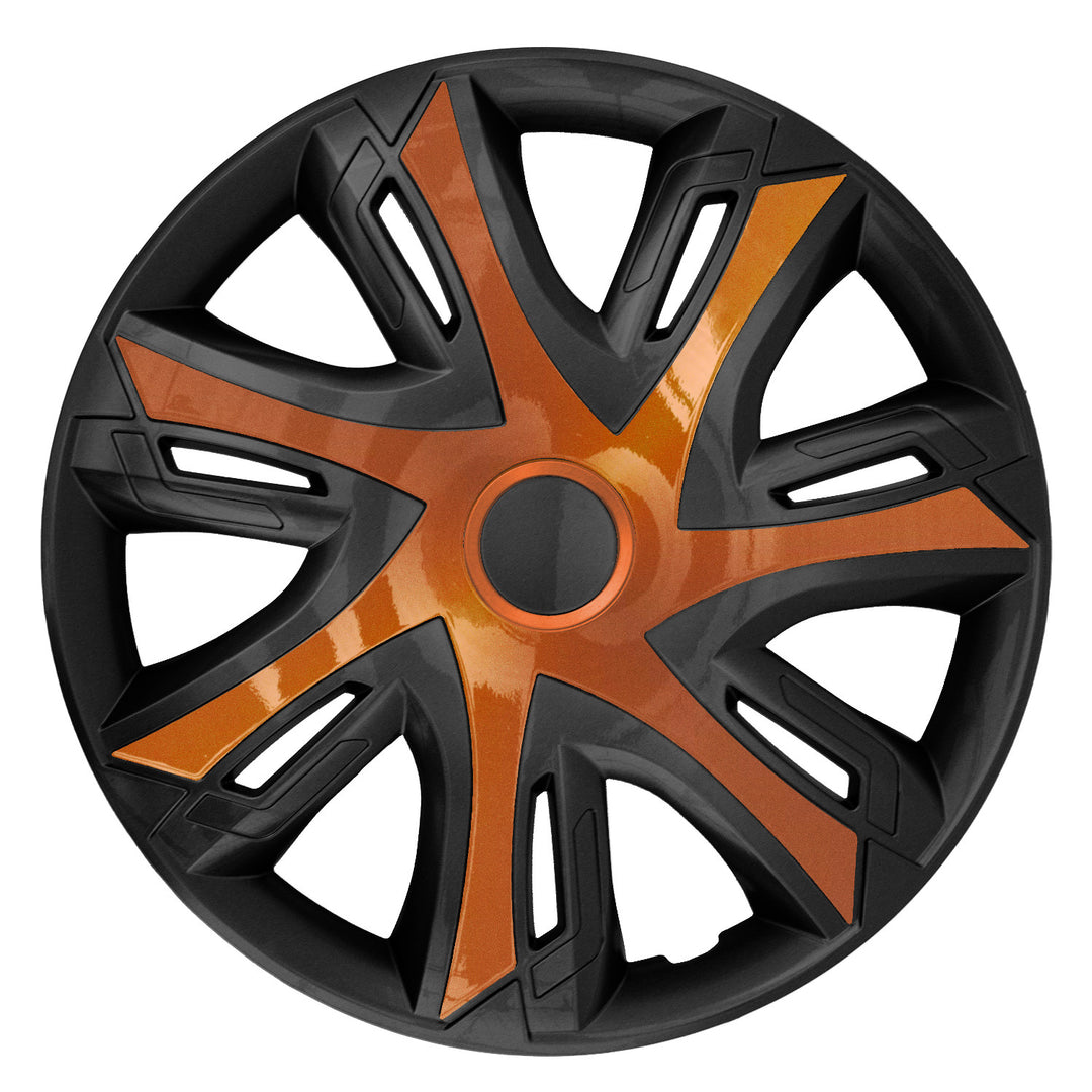 Disky NRM 15'' N-Power dvoubarevné měděné/černé kryty nábojů 4 ks.