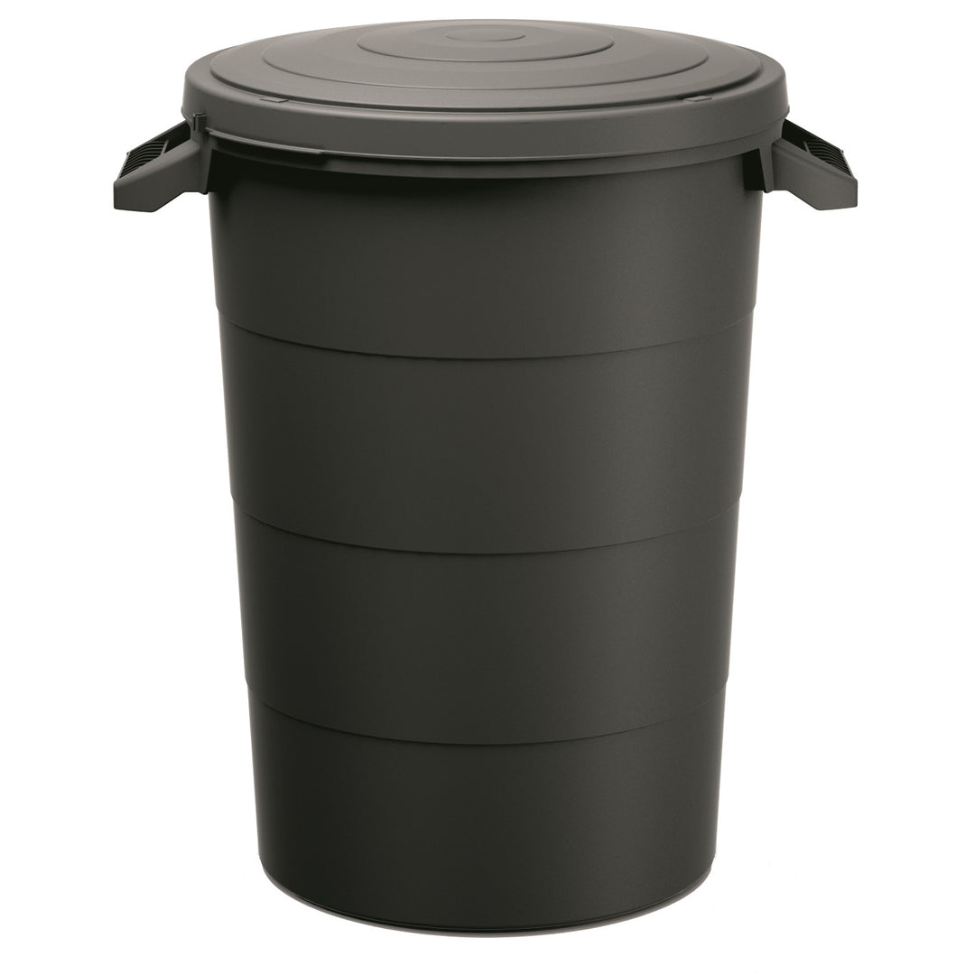 Keden SMOOTH odpadkový koš - černý recyklační 80 litrů