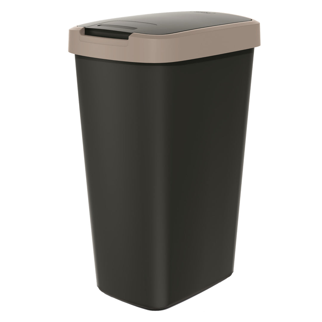 Keden COMPACTA Q odpadkový koš s poklopem - světle hnědý 45l