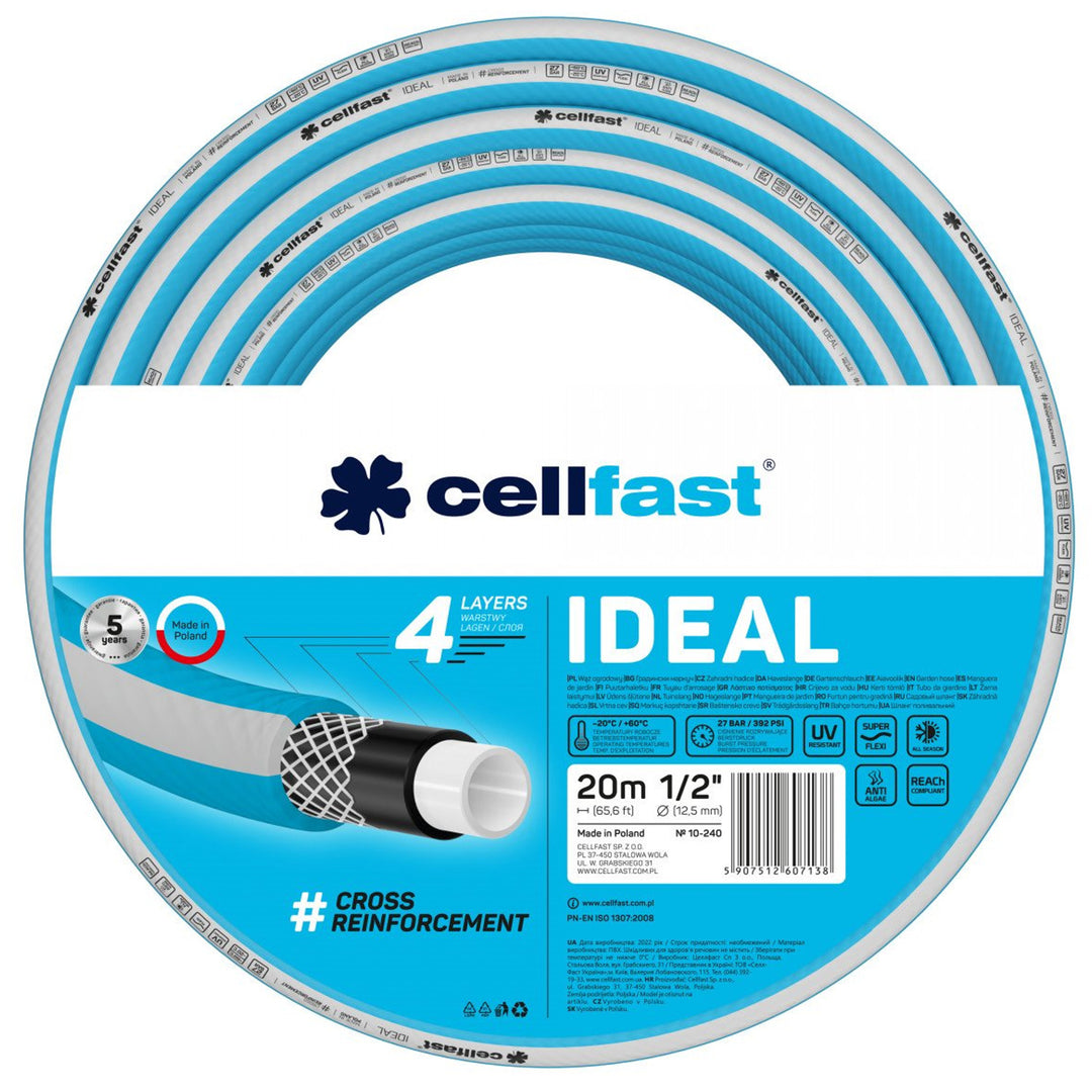 Zahradní hadice CELLFAST IDEAL 10-240 1/2" 20 m čtyřvrstvá