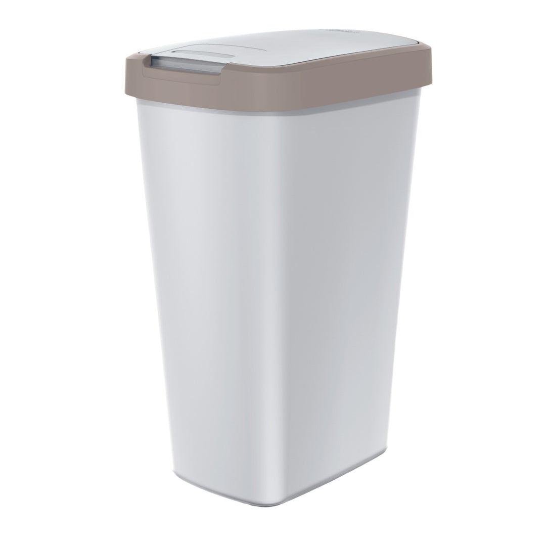 Odpadkový koš KEDEN COMPACTA Q 45 l NSAB45-WG5C_427C - jasan se světle hnědým rámem