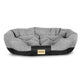 Pelech pro psy oválný 115 x 95 cm voděodolný šedý Velikost: XL