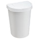 Odpadkový koš Plast Team, výklopné víko, bílý, 25 l, Seattle Swing