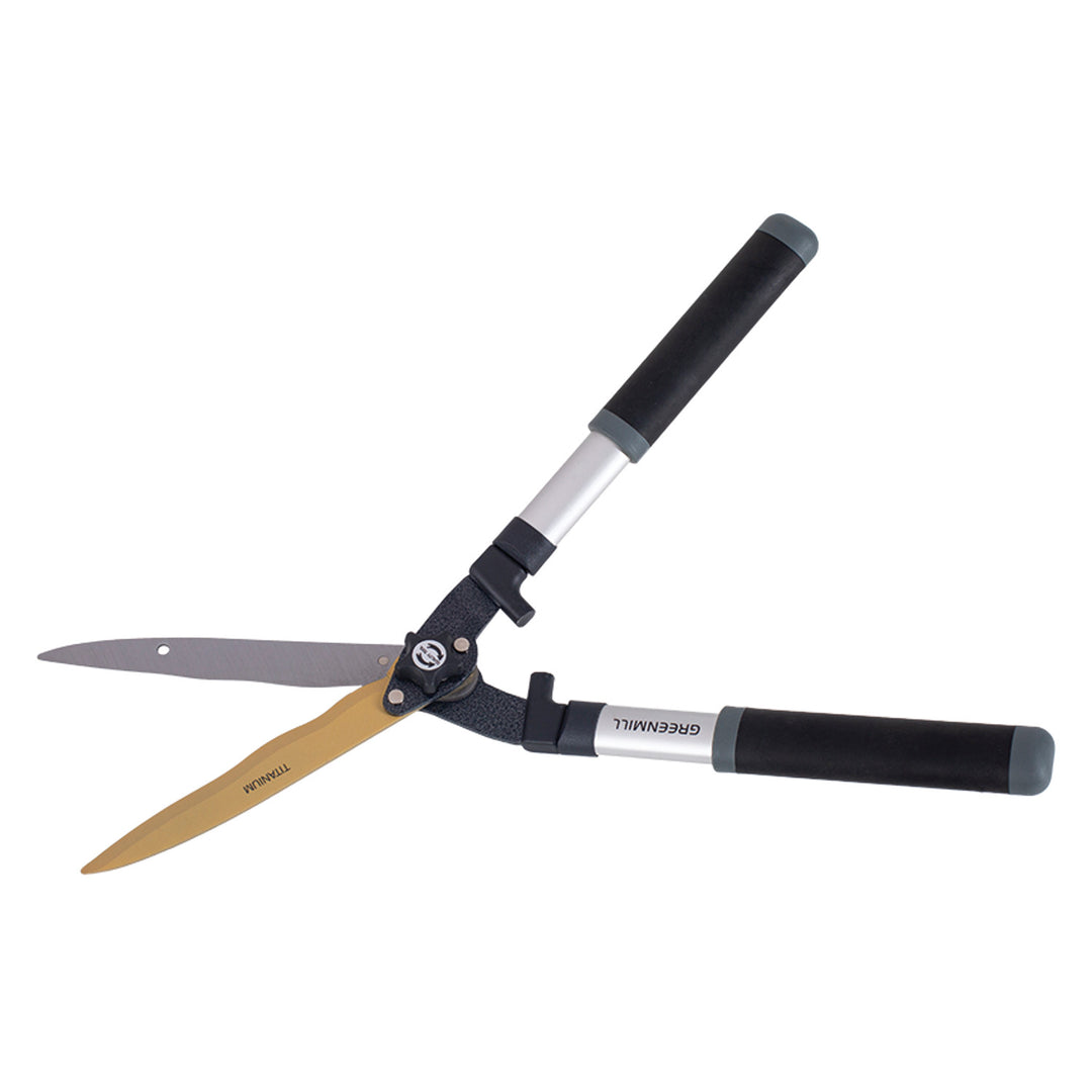 Nůžky na živý plot Greenmill, vlnitý nůž, kalená ocel, 23 cm, UP0085T