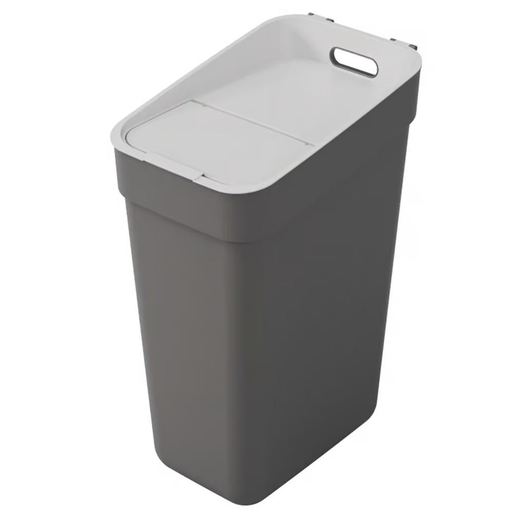 Odpadkový koš Curver, pro recyklaci, 30 litrů, tmavě šedý, připravený k vyzvednutí