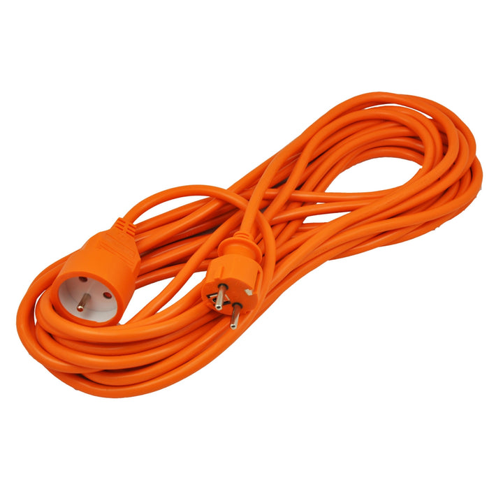 Oranžový prodlužovací kabel Rebel 1 zásuvka, délka 10 m