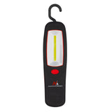 Dílenská lampa COB LED Maclean, magnet, háček, 3xAA, MCE03