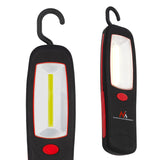 Dílenská lampa COB LED Maclean, magnet, háček, 3xAA, MCE03