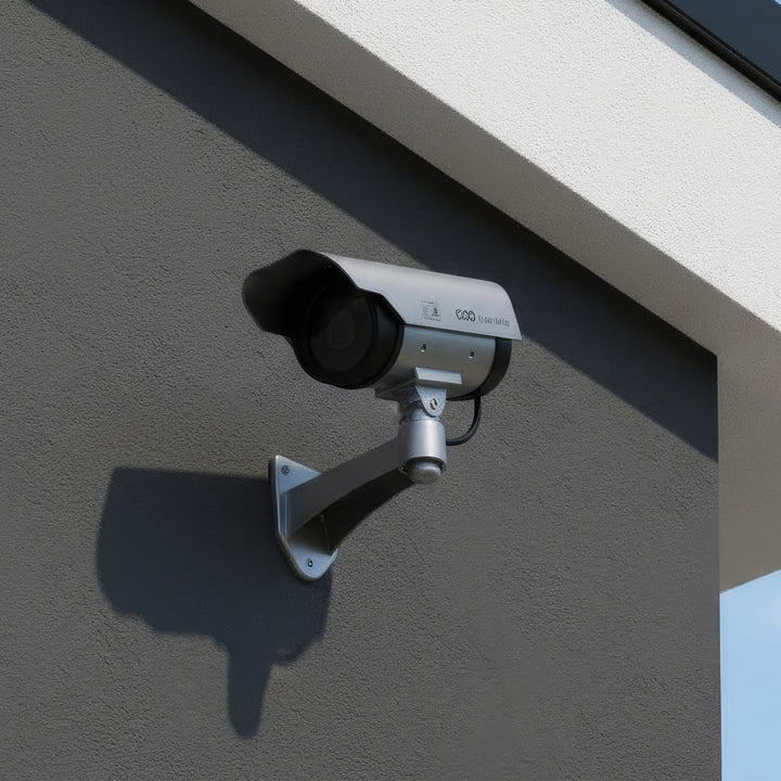 Imitace kamery SOL1200 Solární blikající dioda solární panel nebo 2 baterie AAA