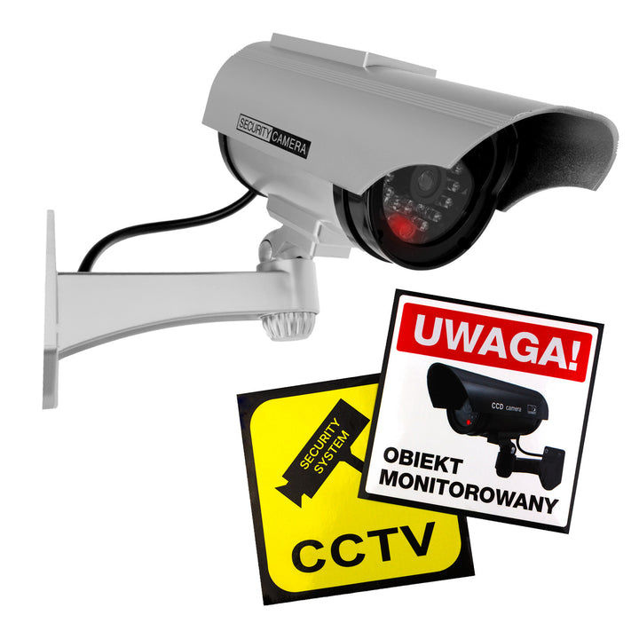 Imitace kamery SOL1200 Solární blikající dioda solární panel nebo 2 baterie AAA