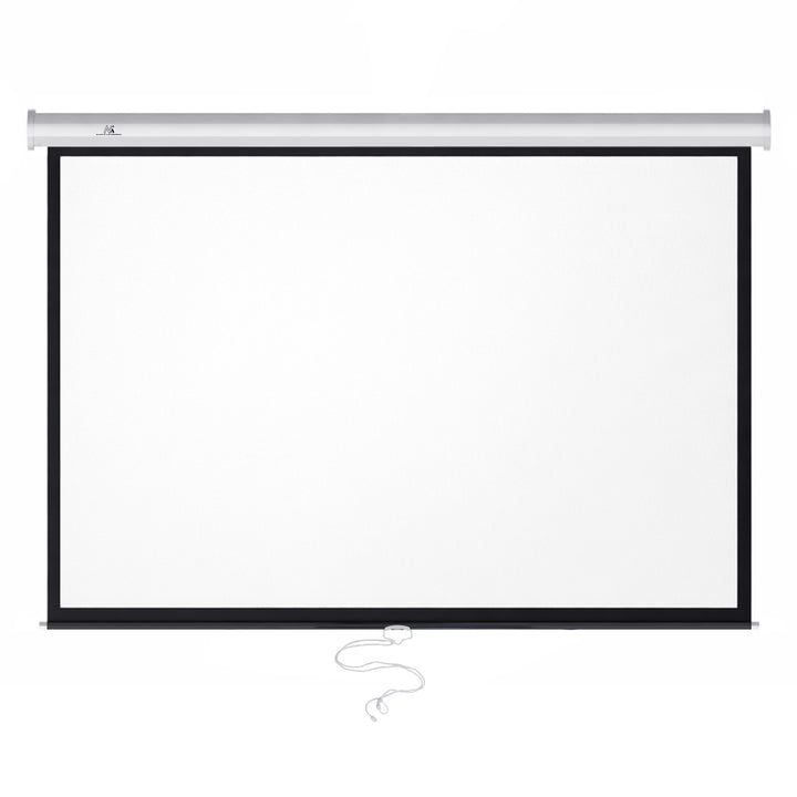 Promítací plátno 100'' 4:3 200x150  matná bílá na zeď nebo strop Maclean MC-594