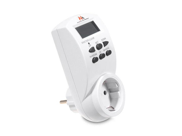 Týdenní denní elektrický časovač 220-240V, 16A 160 programů Maclean MCE08 (Německo)