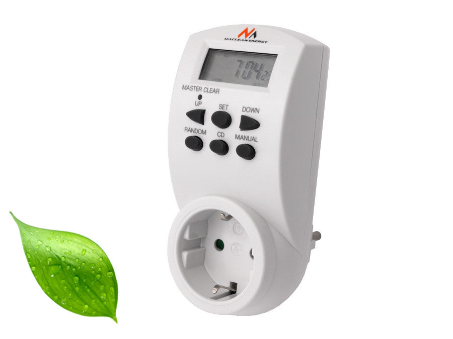 Týdenní denní elektrický časovač 220-240V, 16A 160 programů Maclean MCE08 (Německo)
