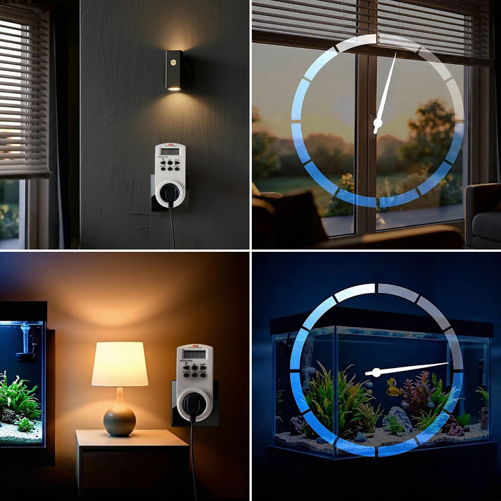 Týdenní denní elektrický časovač 220-240V, 16A 160 programů Maclean MCE08 (Německo)