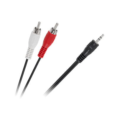 Kabel mini jack 3,5 mm na 2x RCA 1,5 m KPO2747-1,5