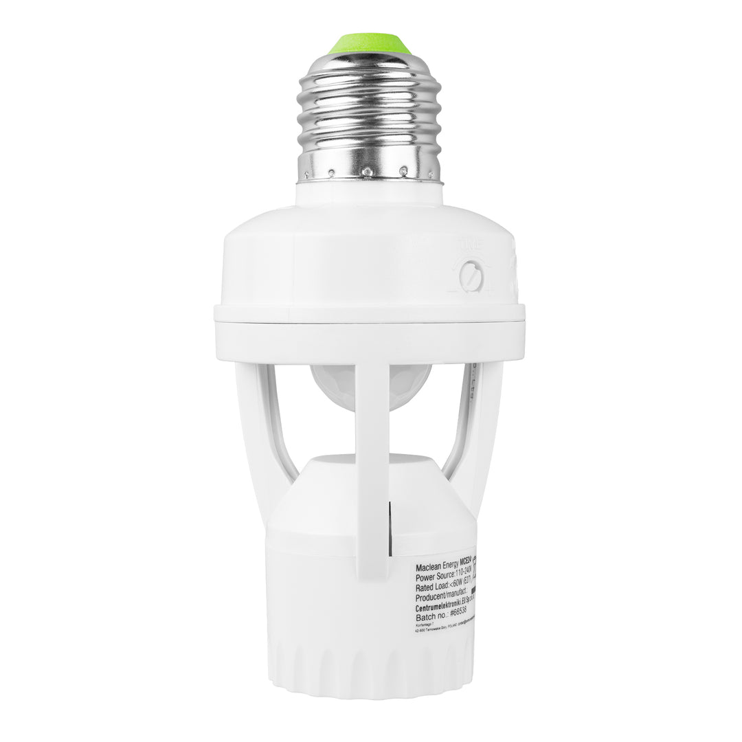 Vestavěný snímač pohybu a soumraku  Pir  1200W rozsah 6m Maclean Energy MCE20