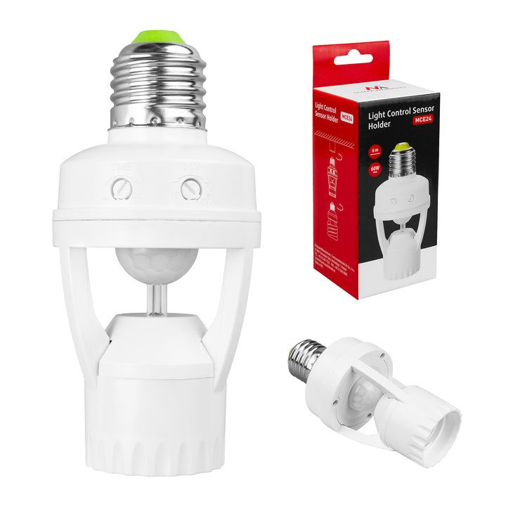 Vestavěný snímač pohybu a soumraku  Pir  1200W rozsah 6m Maclean Energy MCE20