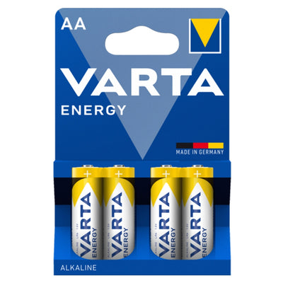 4 ks baterie R-06 LR06 AA 1,5 V Varta Energy alkalické