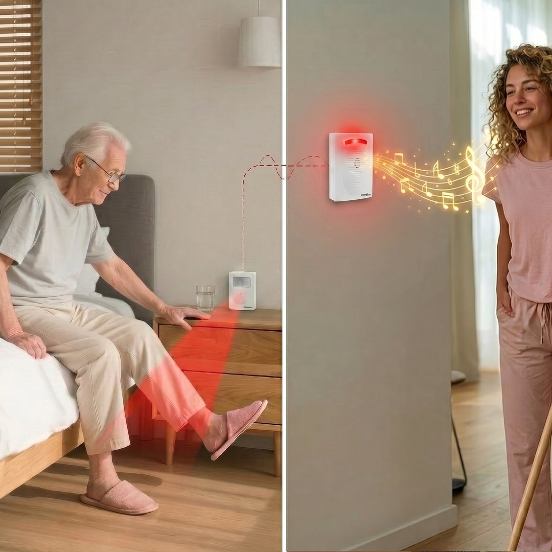 Bezdrátový Mini ALARM detektor vstupu se snímačem pohybu  GB3400 vstup GreenBlue